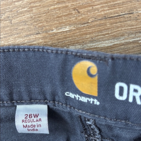 Carhartt Womens Original Fit Straight Leg Crawford Pant Coal Blue 102080-011 26W - Picture 4 of 8
